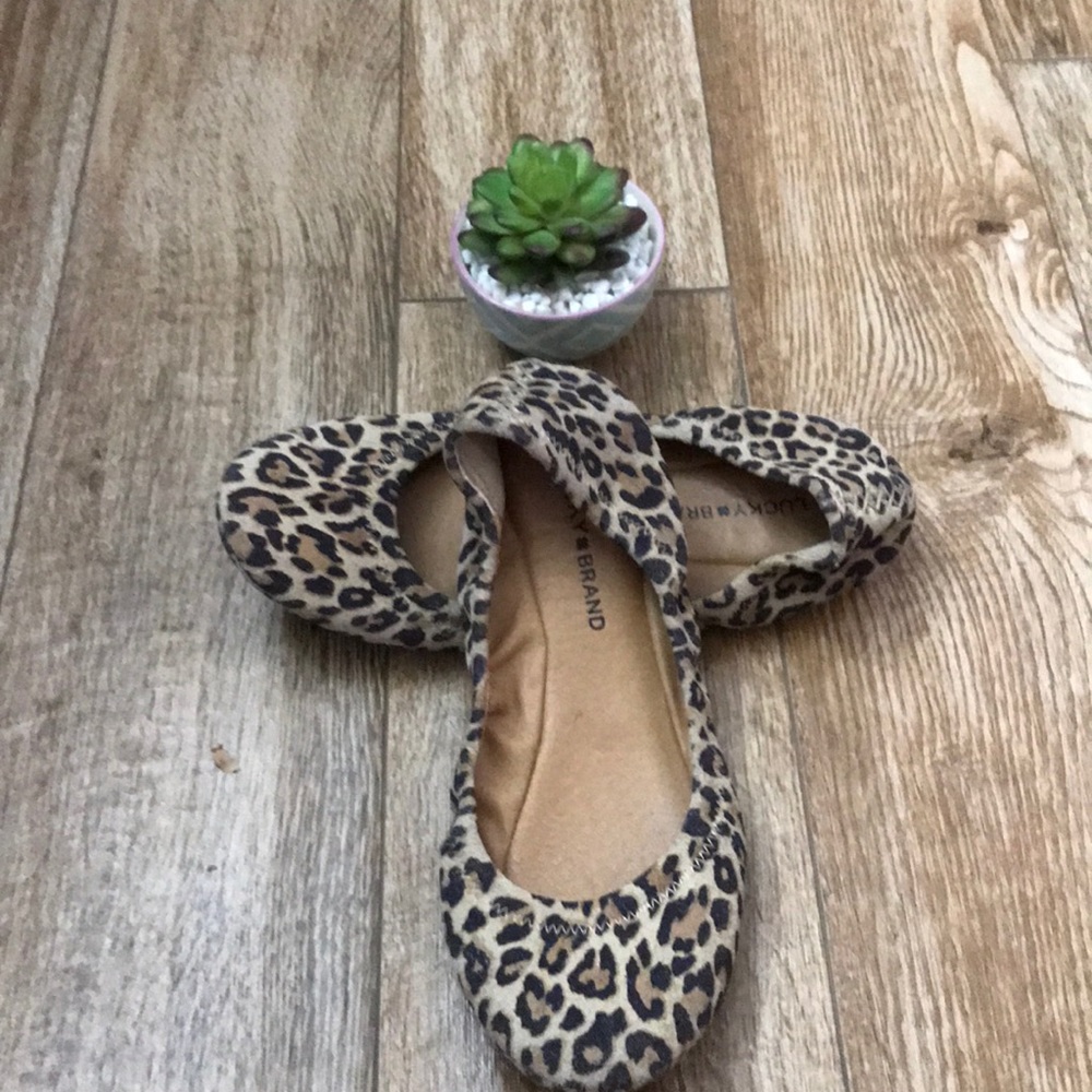 Lucky Brand Leopard Flats